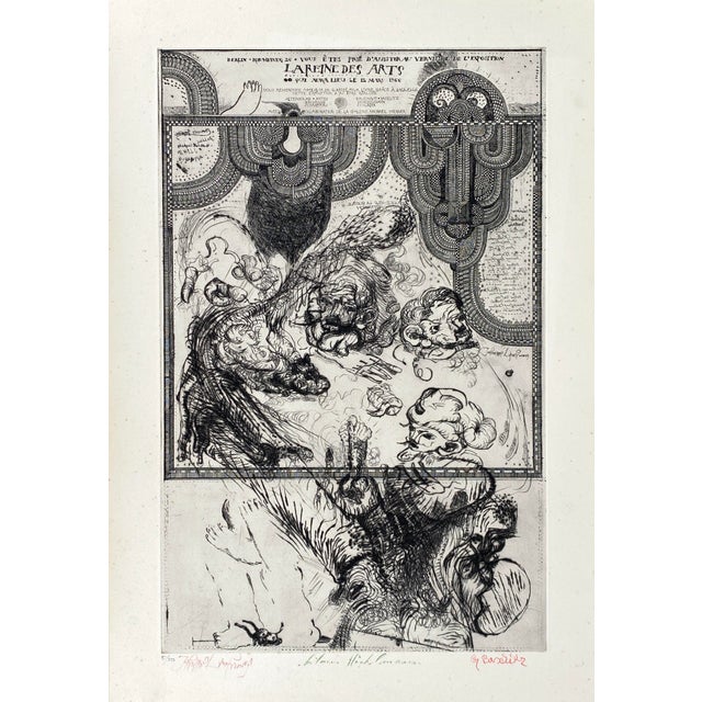 Modern Johannes Gachnang, Antonius Höckelmann, Georg Baselitz, Hand-Signed Etching, 1966, Paper For Sale - Image 3 of 18