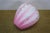 1992 Fenton Rosalene Pink Twining Floral Satin Glass Melon Vase Urn 7" For Sale - Image 12 of 13