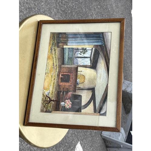 M Bateman, Lounge, Watercolor For Sale - Image 6 of 13