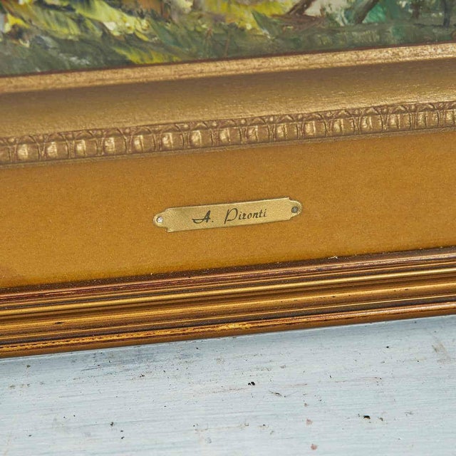 Aldo Pironti, Country House, Oil Painting For Sale - Image 5 of 6