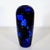 Window Murrine Murano Vase in Black and Blue, 1980 For Sale - Image 16 of 18