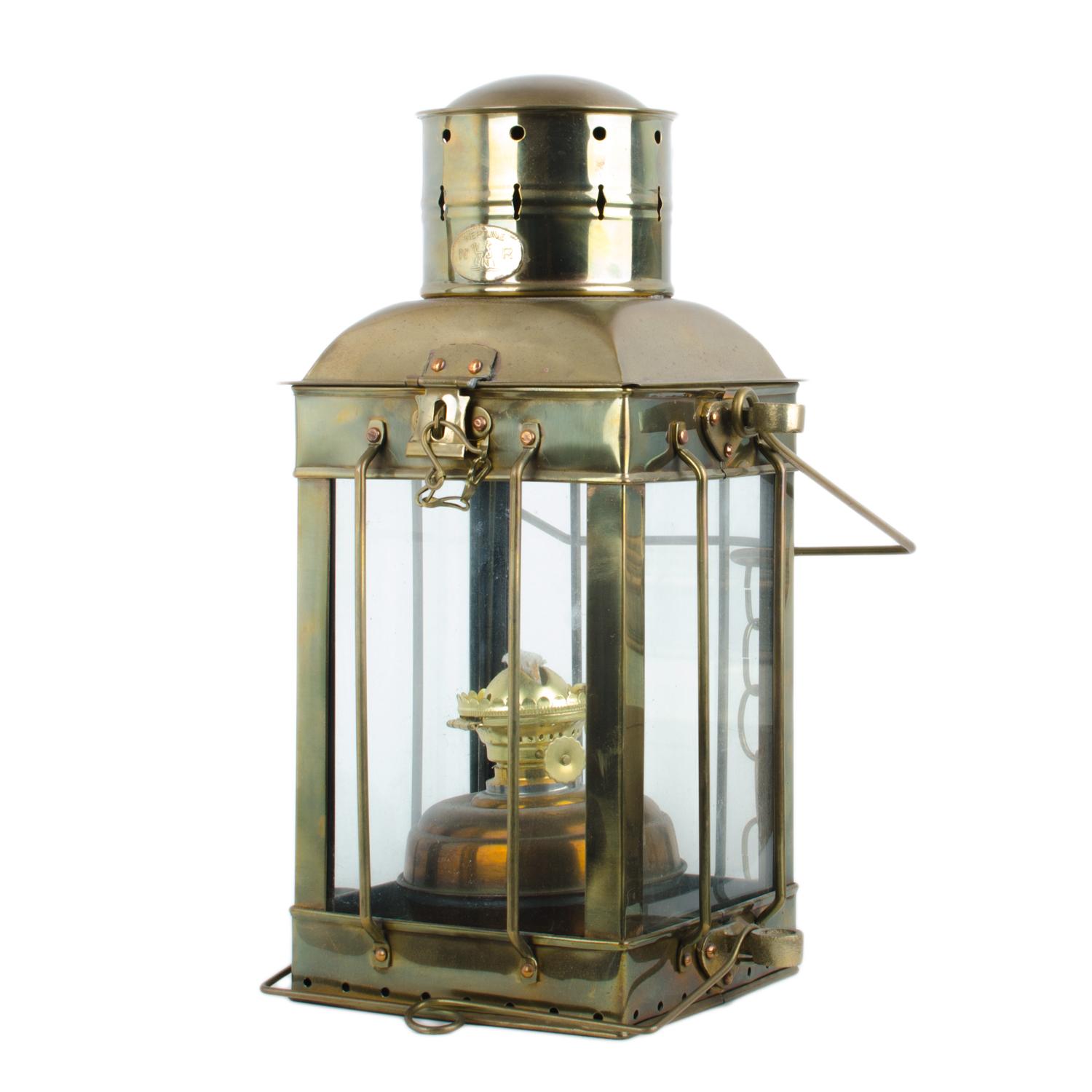 Neptune Brass Maritime Ship’s Cargo Lantern Chairish