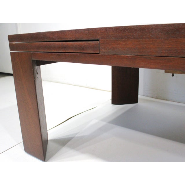 Brown Dunbar Expandable Refectory Coffee Table by Edward Wormley For Sale - Image 8 of 12