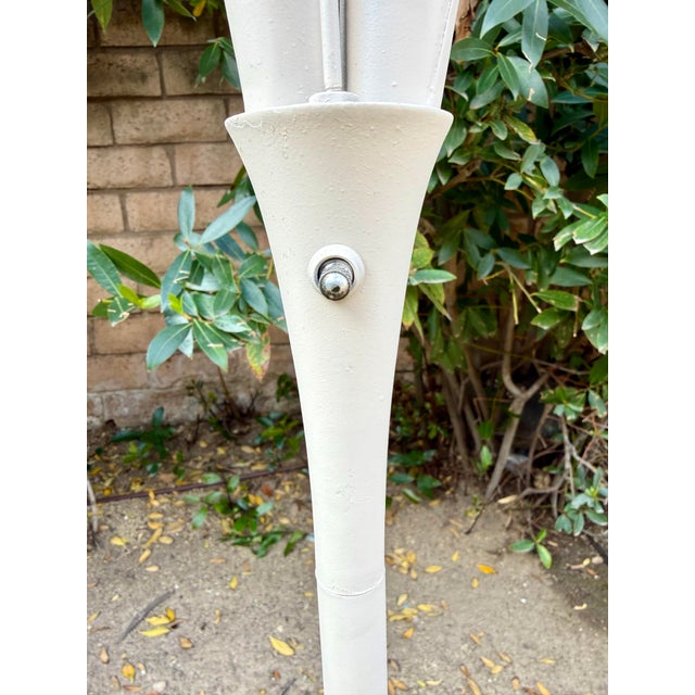 1960s 1960s Mid-Century Modern 2-Light Cattail Floor Lamp With Adjustable Gooseneck Arms For Sale - Image 5 of 7