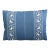 Designer Lisa Fine Indigo Blue Baroda II Feather/Down Pillow For Sale