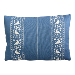 Designer Lisa Fine Indigo Blue Baroda II Feather/Down Pillow