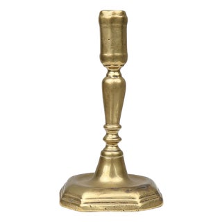 Antique French Candlestick in Bronze, 16th Century For Sale