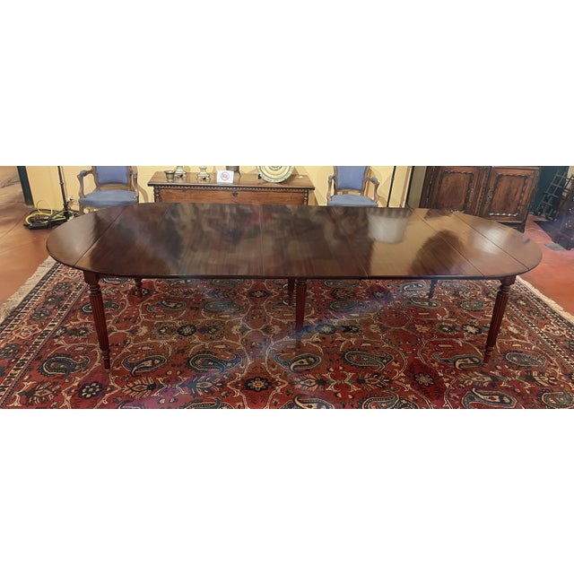 Wood Early 19th Century Mahogany Dining Room Table For Sale - Image 7 of 10