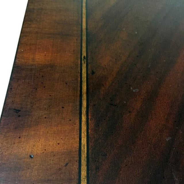 Regency Mahogany Coffee Table For Sale In Chicago - Image 6 of 7