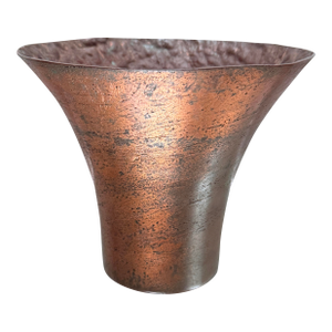 Early 20th Century Copper Trumpet Vase Attributed to Carl Sorensen