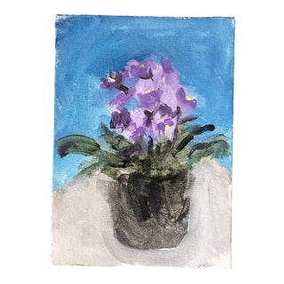 Contemporary Impressionist Small Still Life Painting For Sale