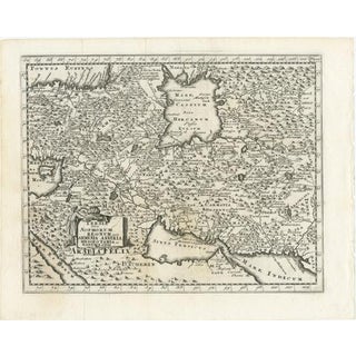 Cluver Persia Map with Armenia & Mesopotamia, 1697 For Sale