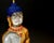 Metal Late 20th Century Natural Rock Crystal Gilt Bronze Buddha Nepal Authenticity Seal For Sale - Image 7 of 18