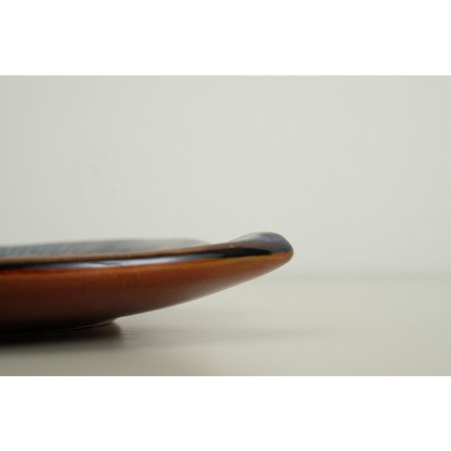 Danish Studio Ceramic Plate, 1960s, in Very Good conditions. Designed 1960 to 1969