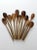 Wood Vintage Wooden Kitchen Spoons Set of 11 For Sale - Image 7 of 12
