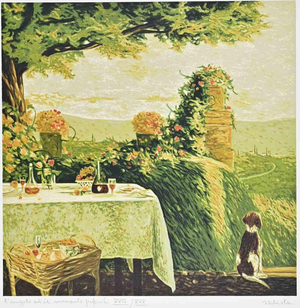 Antonio Saliola, L'Angolo ed il Momento Preferiti, Etching, 1990s