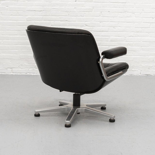 1970s Swivel Lounge Chair by Karl Dittert for Stoll Giroflex, 1970s For Sale - Image 5 of 13