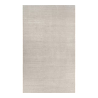 Rug & Kilim’s Oversized Contemporary Textural Solid Rug in Ivory Tones-12x20 For Sale