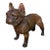 Japanese Bronze French Bulldog Statue For Sale