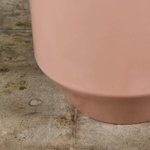 David Cressey Pink Glazed Bullet Planter for Architectural Pottery For Sale - Image 11 of 12