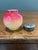 Victorian 1880s Victorian Wheeling Peachblow Art Glass Sugar Shaker by Hobbs, Brockunier & Co. For Sale - Image 3 of 12
