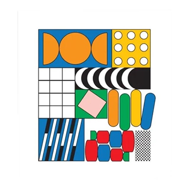 "Colour & Shape" by Ioana Boros Fine Art Print Lithograph Limited Edition Signed For Sale