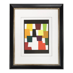 Yaakov Agam Original Lithograph 1 XXe Siecle 1980 Framed