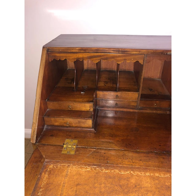 Early 19th Century Georgian Period Slant-Front Mahogany Desk For Sale - Image 10 of 13