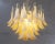 1990s Italian Petal Suspension Lamp in Murano Glass Amber and White Color, 1990s For Sale - Image 5 of 12