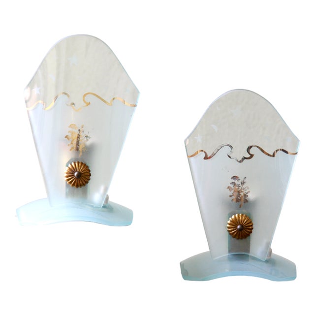 Vintage Italian Table Lamps, 1940s, Set of 2 For Sale