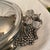 Godinger Silverplate Serving Dish With Glass Inset and Silverplate Lid With Cast Grapes and Leaves For Sale - Image 11 of 12