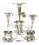 English Edwardian Silver-Plated Epergne by Copper & Fry, 11 -Pieces, Circa 1900 For Sale