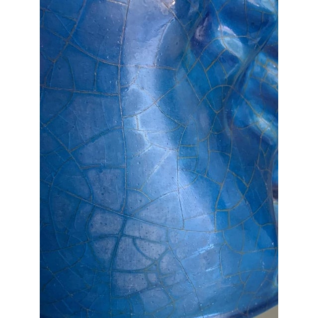 Vintage Italian Distorto Vase with Finger Prints by Carlo Zauli, 1972 For Sale - Image 10 of 13