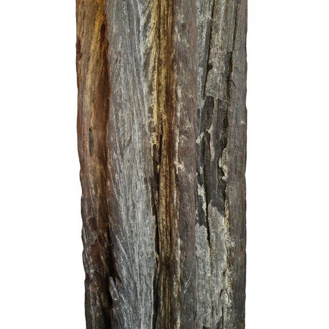 Vintage Early 20th Century Irrigation Wheel Post Thailand For Sale - Image 4 of 6