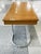 1970s Italian Ash & Nickel Desk For Sale - Image 4 of 16