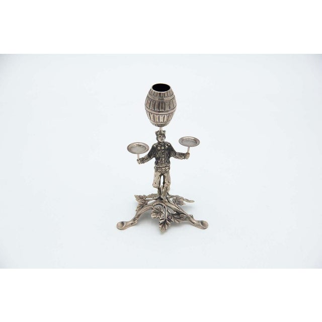 Silver Balancing Toothpick Holder For Sale - Image 5 of 5