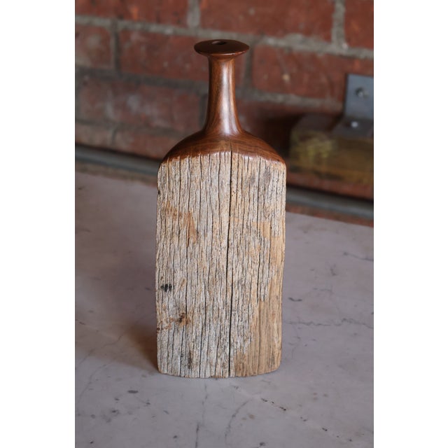 Contemporary Wood Vase Attributed to Doug Ayers, California, 1970s For Sale - Image 3 of 15