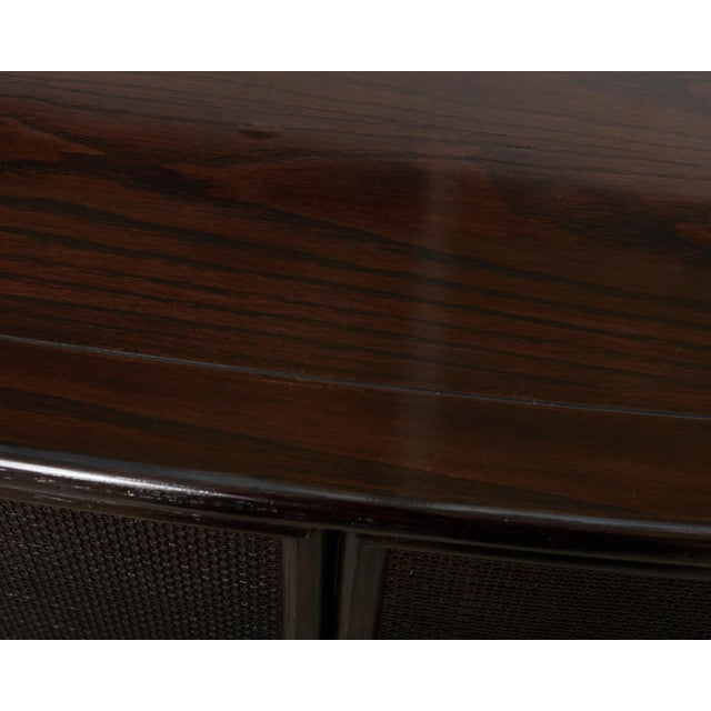 Barbara Barry for McGuire Rattan Oak Raffia Sideboard Buffet For Sale - Image 15 of 18