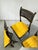 Late 20th Century Set of Six Baker Furniture Regency Ebonized and Parcel Gilt Cane Dining Chairs For Sale - Image 12 of 14