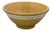 Antique Large Thick & Heavy 15 Inch Size Double Cream Banded Yellow Ware Kitchen Mixing Bowl Circa Mid 1800s For Sale - Image 10 of 18
