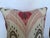 Pink & Brown Ikat Cotton Down Filled Pillows - A Pair For Sale In New York - Image 6 of 9