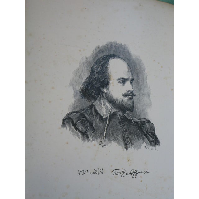 English Antique Book Shakespeare Fine Rebinding Howard Staunton John Gilbert English For Sale - Image 3 of 17