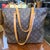 Louis Vuitton A 2000s Louis Vuitton Brown House's Signature Monogram Canvas Luco Tote Bag 8 For Sale - Image 4 of 17