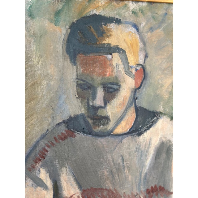 Åke Winnberg, Portrait of a Man, 1960s, Oil on Canvas, Framed For Sale - Image 11 of 18
