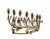Baroque 19th-Century Style Gilt Wrought Iron Floral Candelabra Candle Holders – Pair For Sale - Image 3 of 9