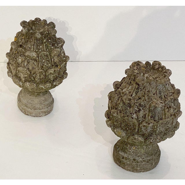 Gray Italian Garden Stone Statuary Artichokes - Individually Priced For Sale - Image 8 of 10