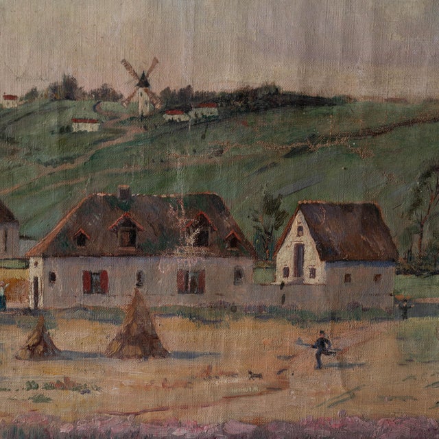 Continental River Landscape, 19th Century For Sale - Image 9 of 15