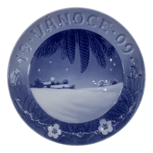Antique Christmas Plate from Royal Copenhagen, 1909