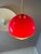 Red Plastic Hanging Lamp For Sale - Image 10 of 11
