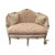 Antique Classic Roccoco /Louis XV Style French Boudoir Settee (Pillows Sold Seperately) For Sale - Image 9 of 12